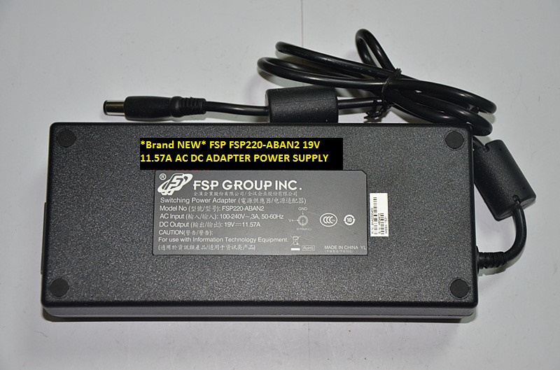 *Brand NEW*19V 11.57A AC DC ADAPTER 7.4*5.0 FSP FSP220-ABAN2 POWER SUPPLY